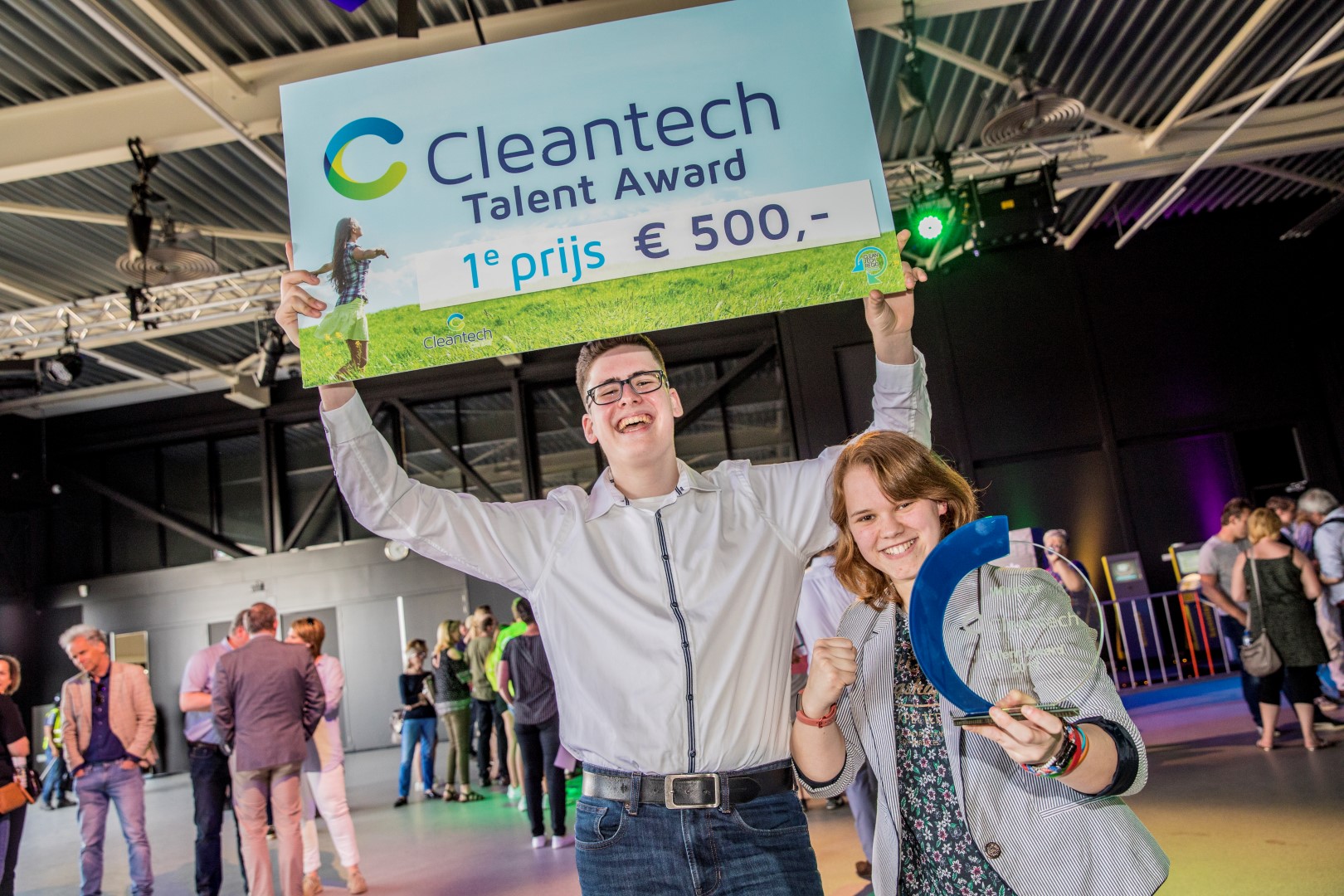 Winnaars Cleantech Tomorrow Talent Award FOTO Rob Voss